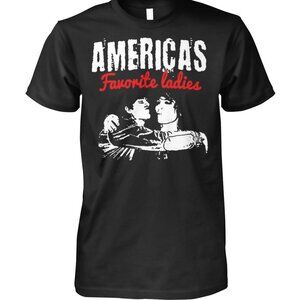 Americas Favorite Ladies Funny Graphic T-Shirt 73